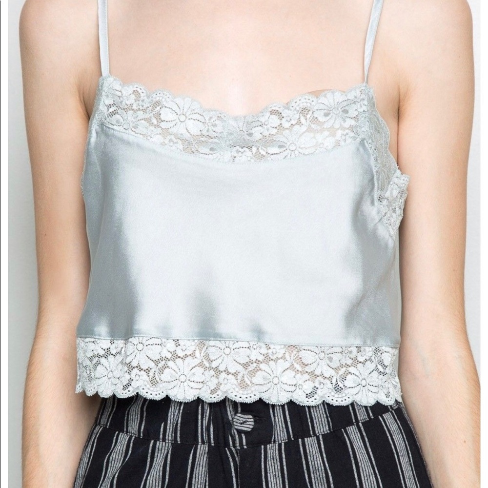 silk brandy tank top